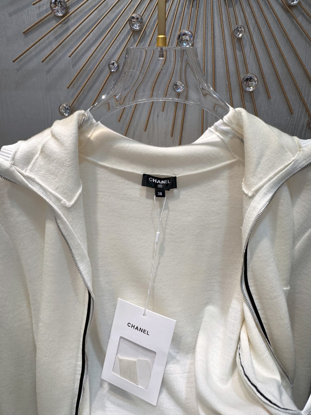 Cha**fw 25N ski series zip-up hooded cardigan