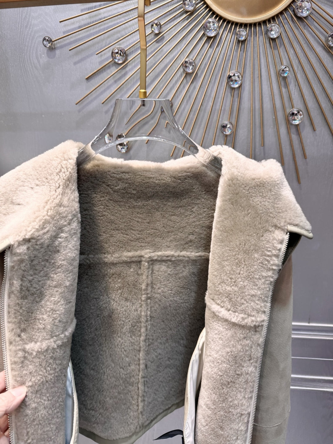 Her** 25fw new fur-lined coat