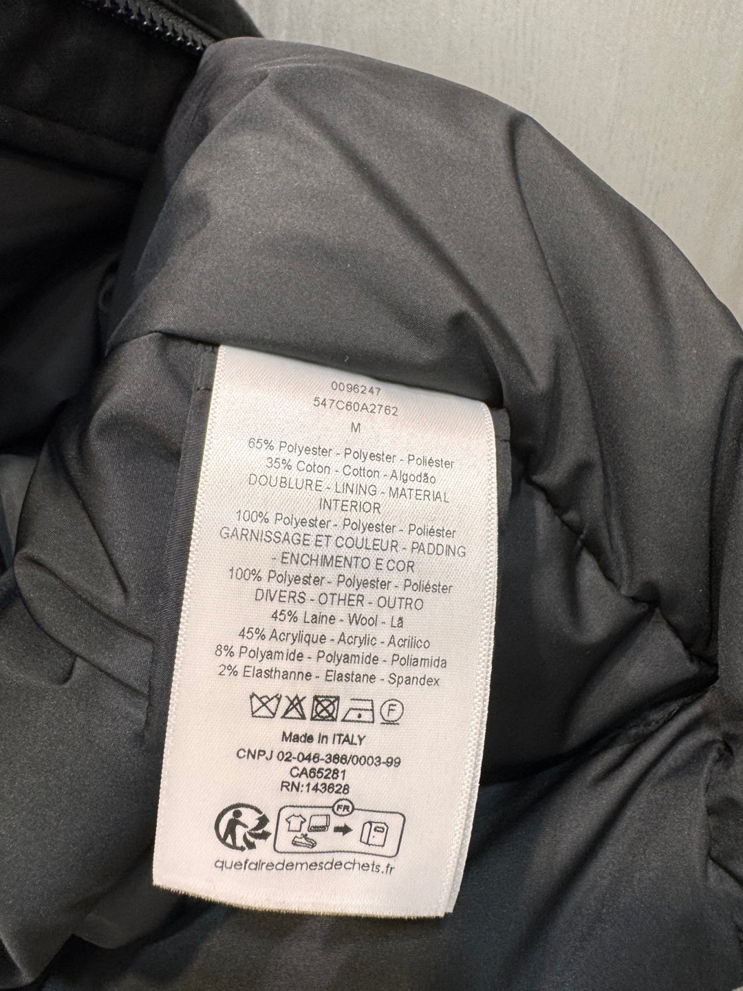 Cd**25fw new black monogram shirt-style cotton jacket