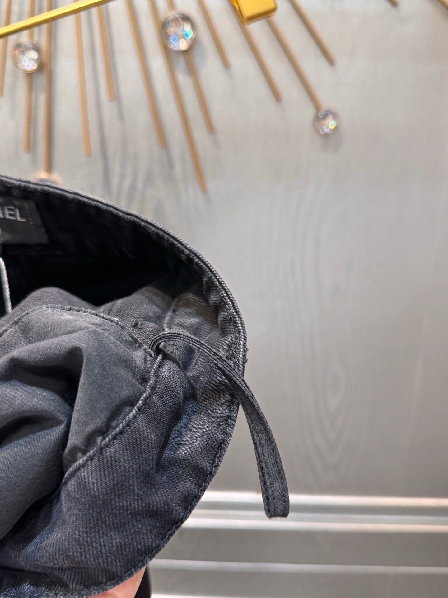 Cha**25K autumn/winter collection bow-tie jeans