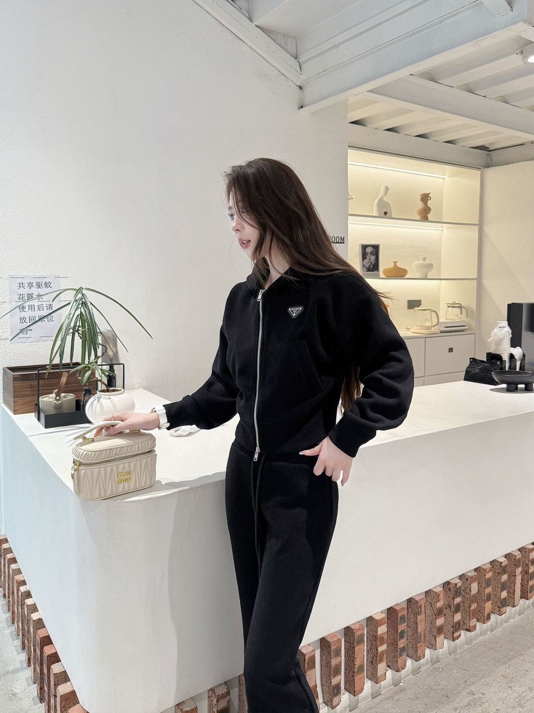 Pra**25fw new casual suit black