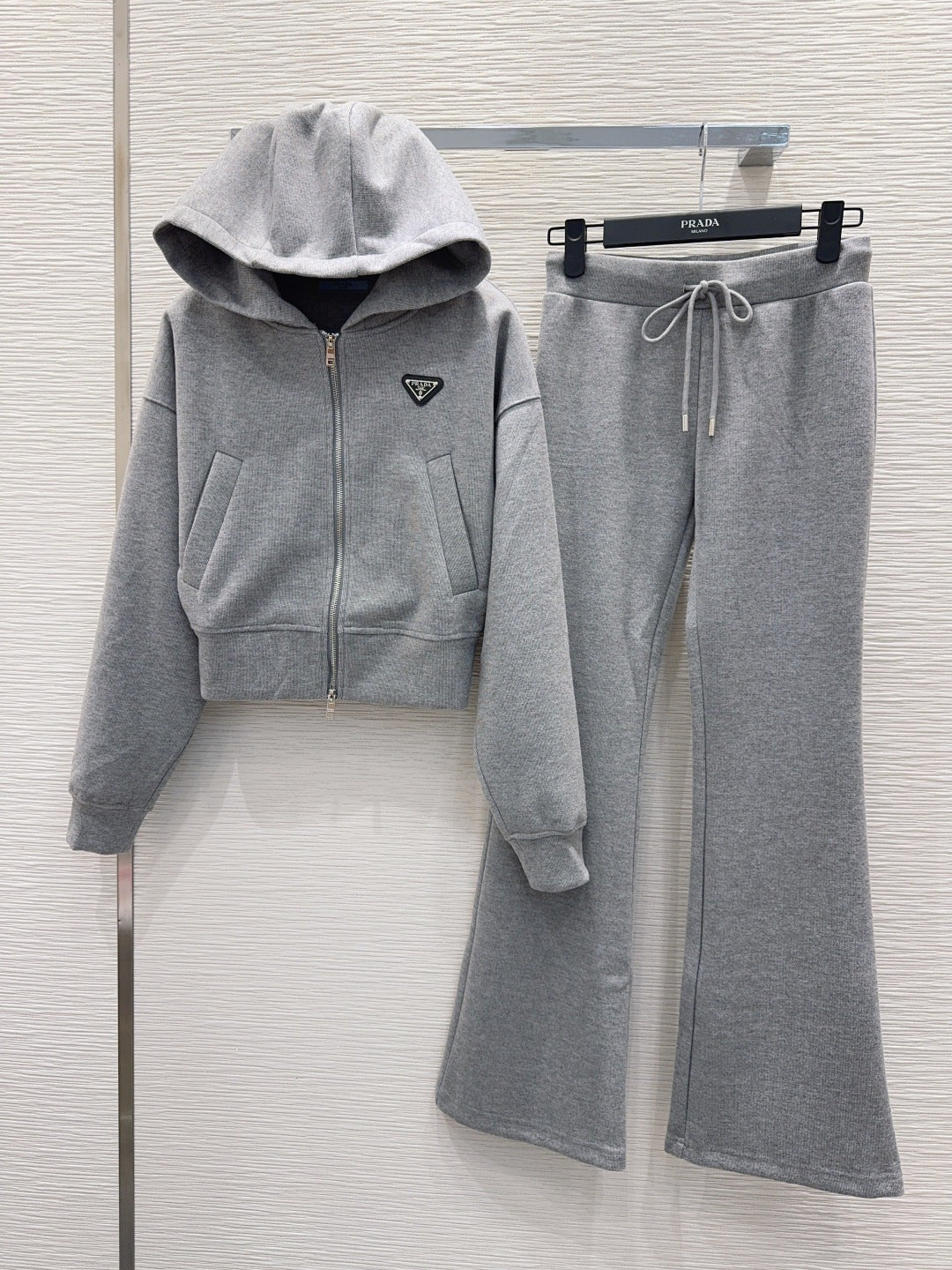 Pra**new casual suit in gray