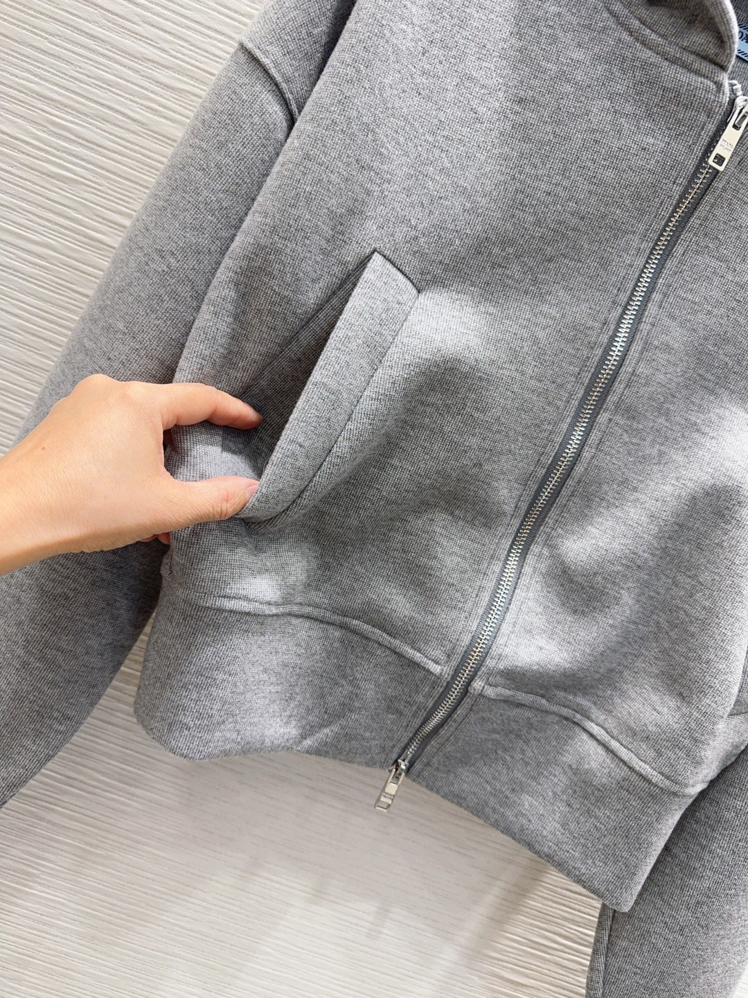 Pra**new casual suit in gray