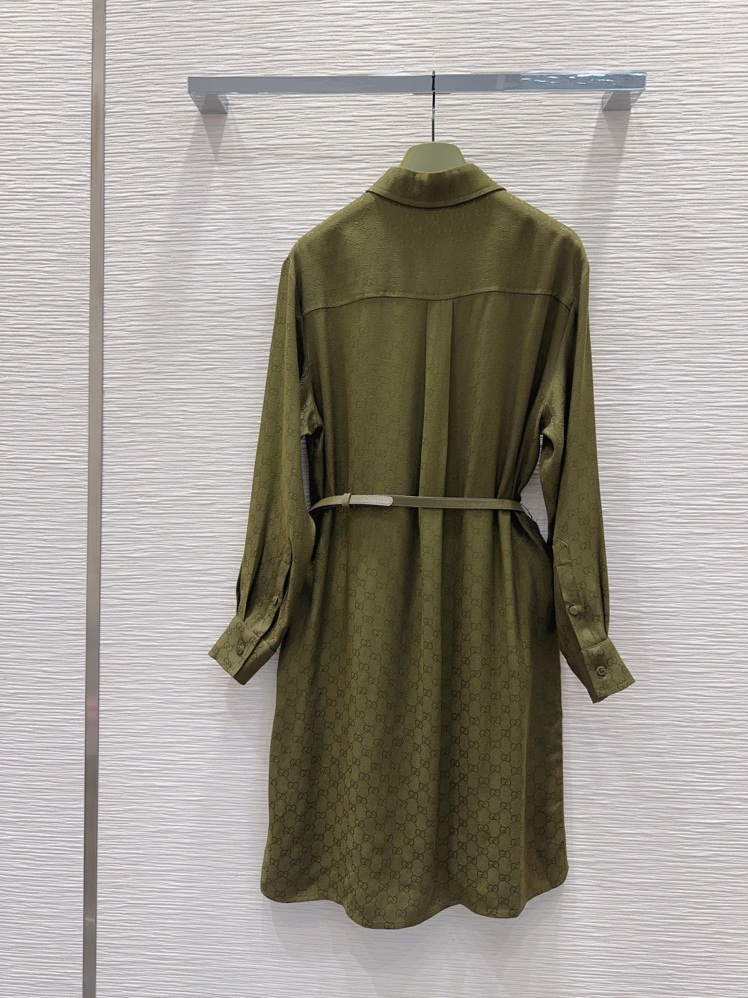 Gucc**25fw new green dress