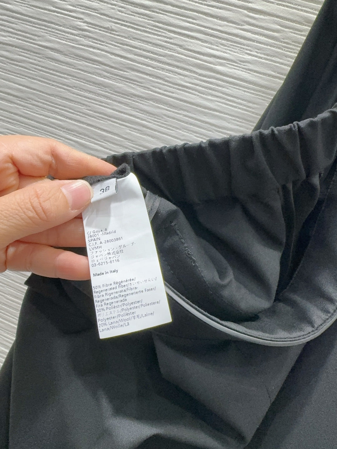 Loe** 25fw new black suit