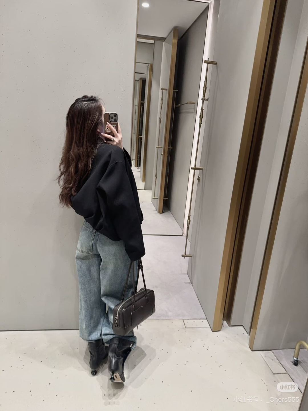 Loe** 25fw new denim pants