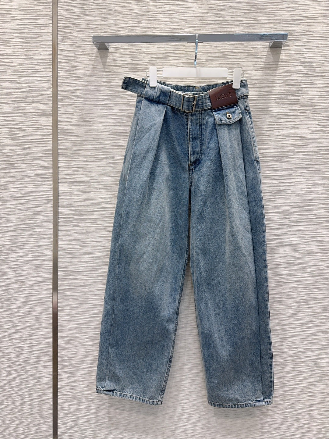 Loe** 25fw new denim pants