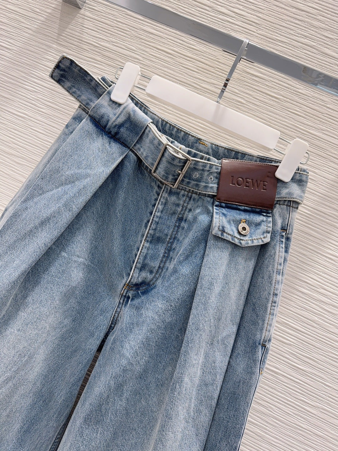 Loe** 25fw new denim pants