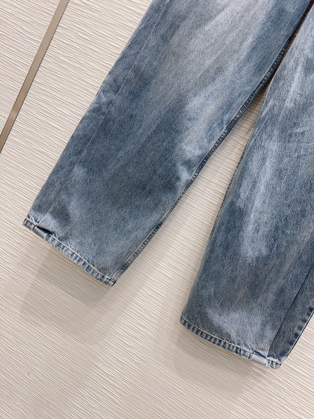 Loe** 25fw new denim pants