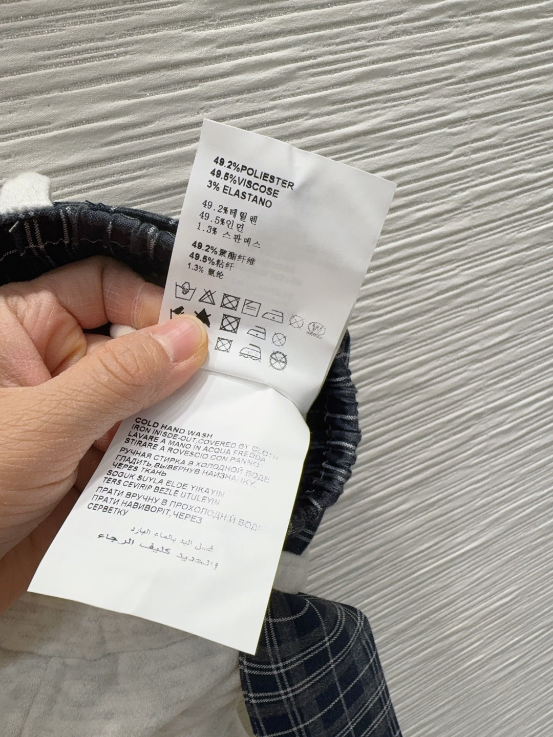 Miu**25fw new casual fleece-lined trousers