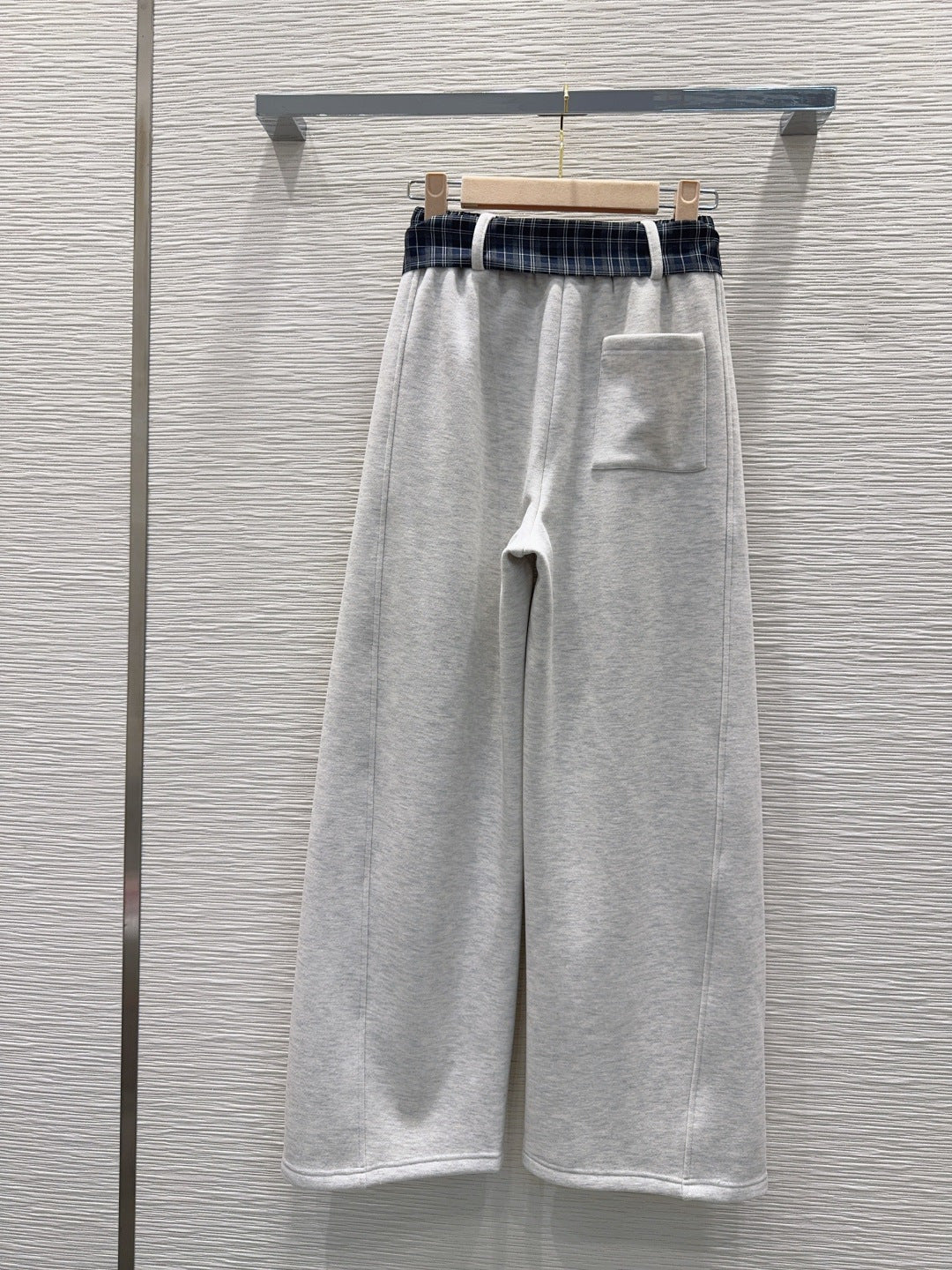 Miu**25fw new casual fleece-lined trousers
