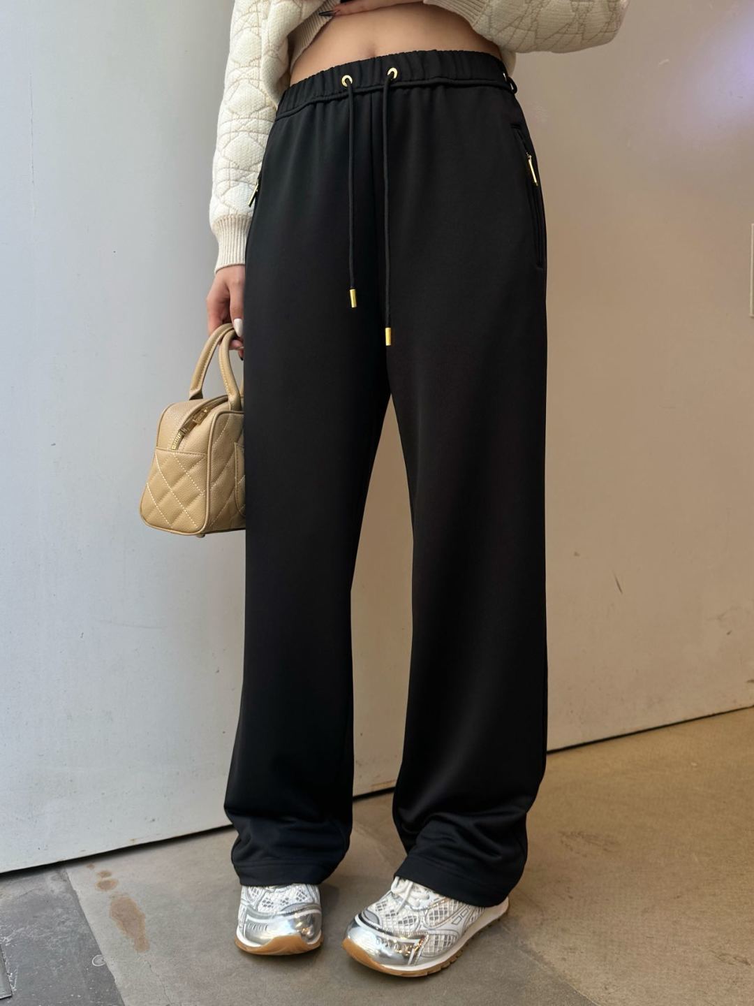 Cd**25fw new white sweater set