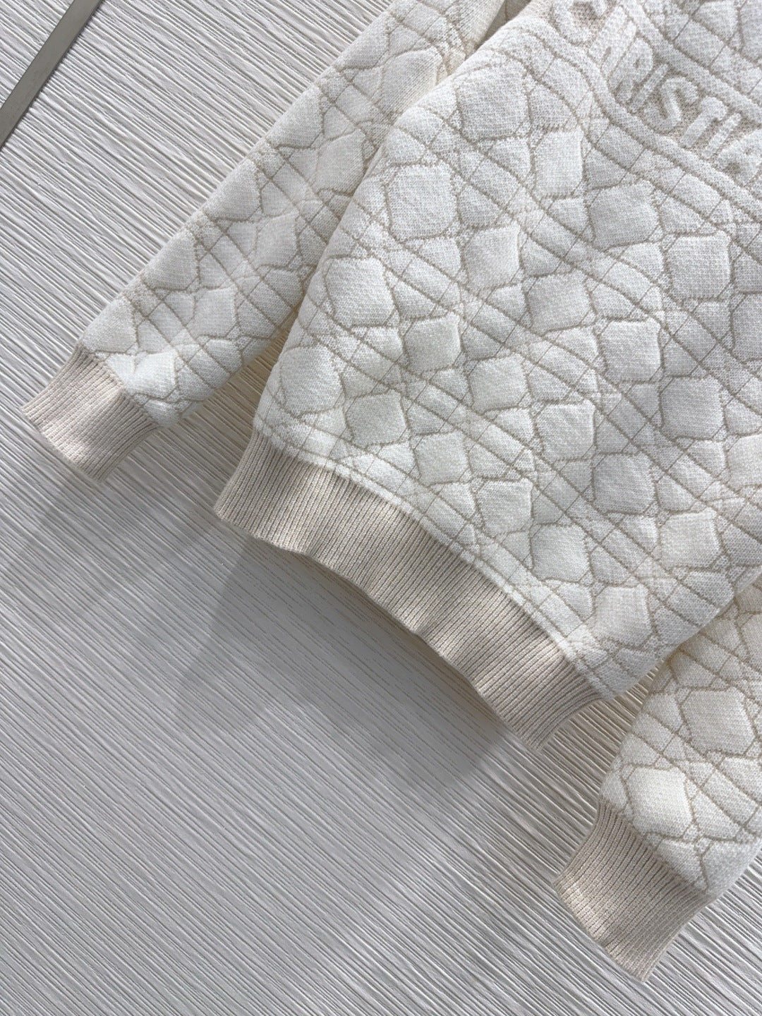 Cd**25fw new white sweater set