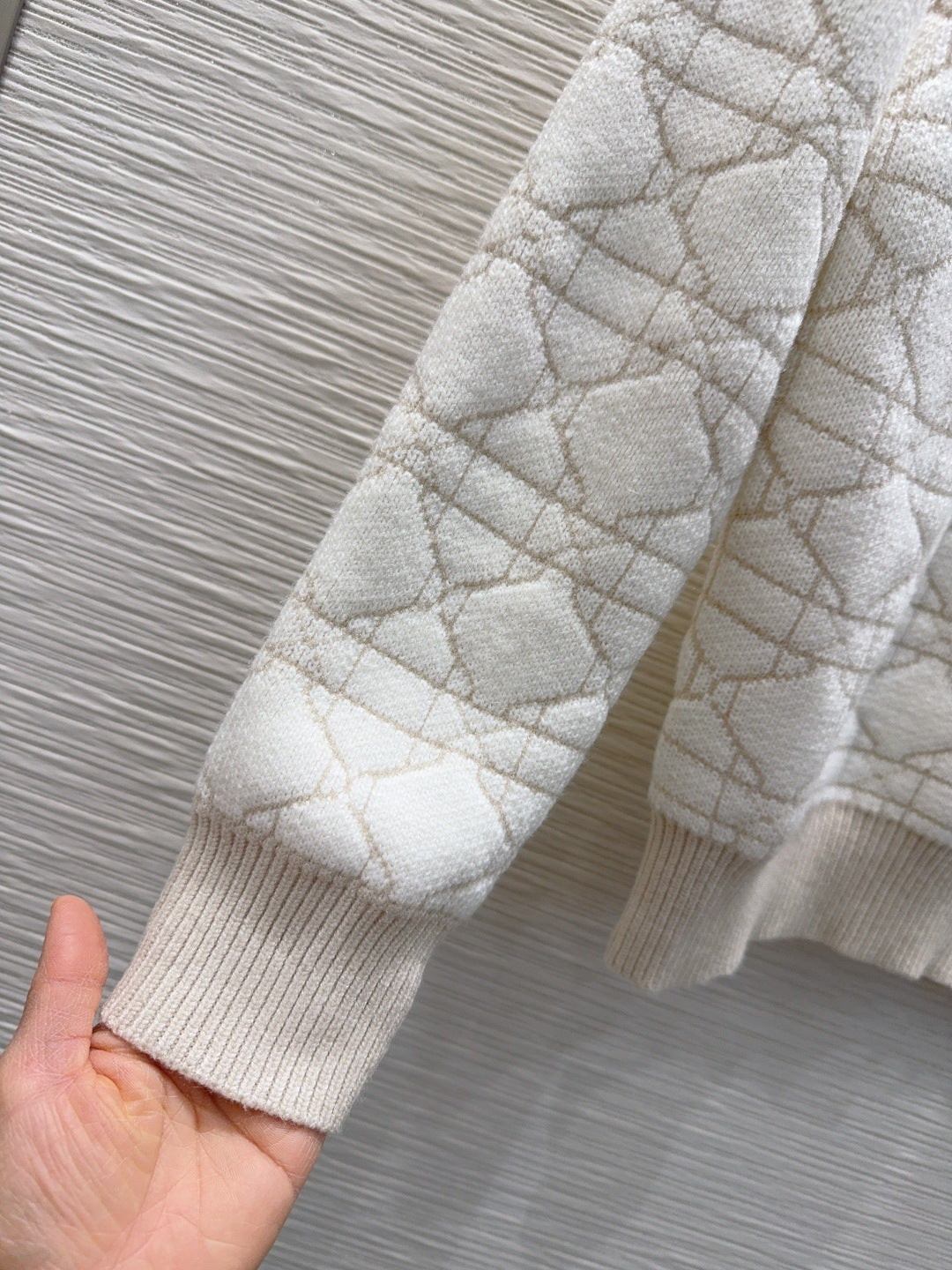 Cd**25fw new white sweater set