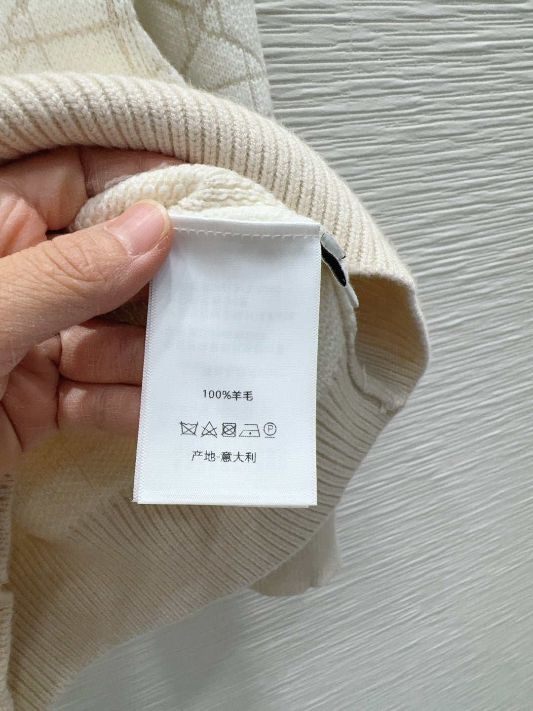 Cd**25fw new white sweater set