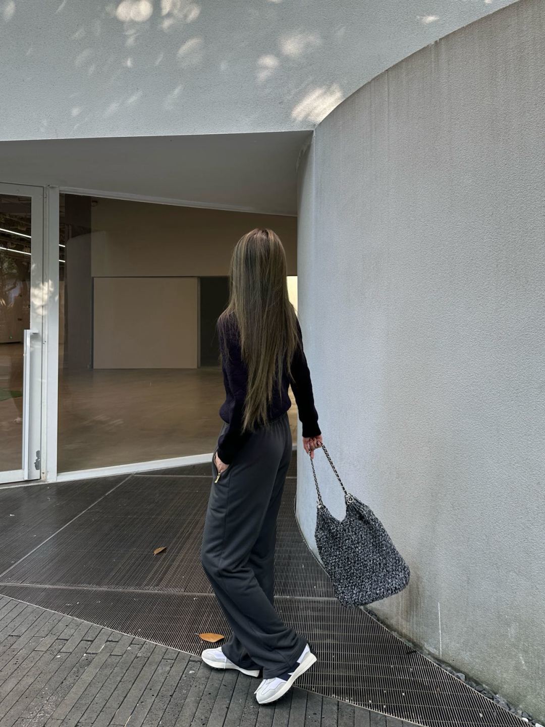 Cd**25fw new black sweater set