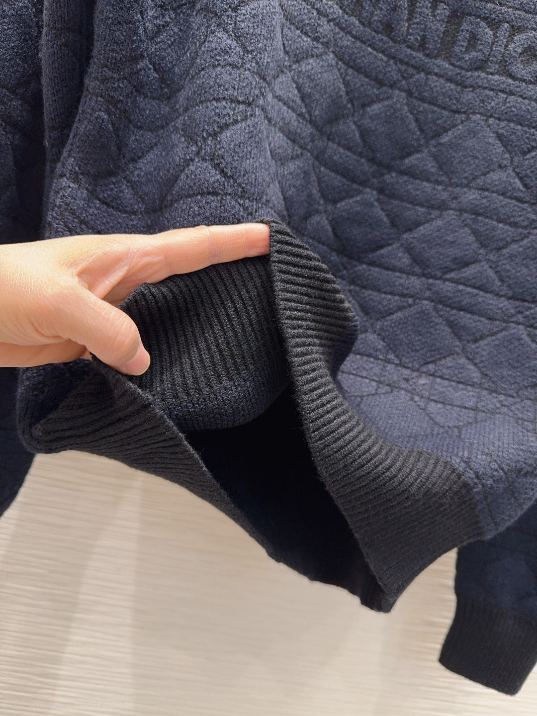 Cd**25fw new black sweater set