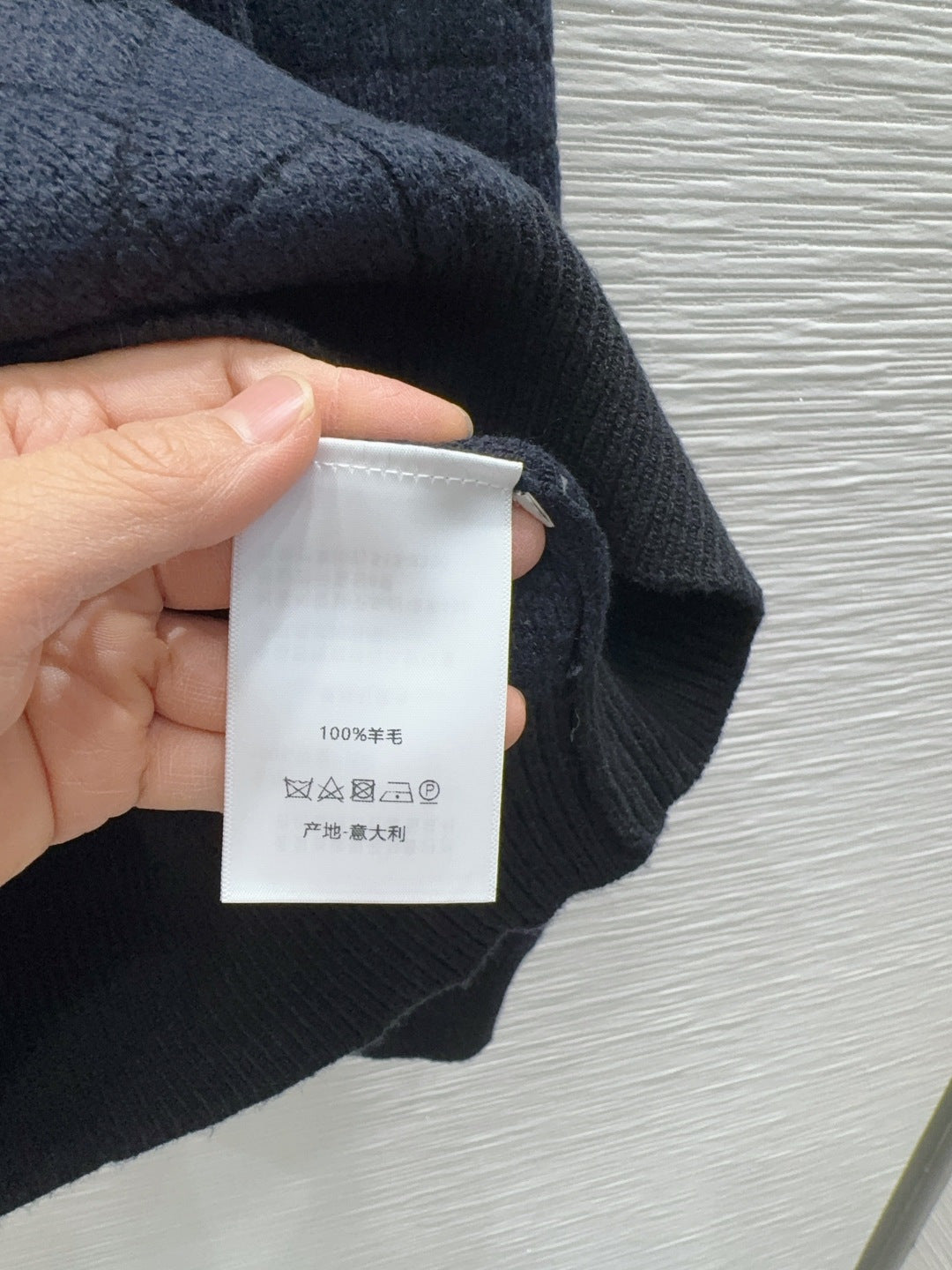 Cd**25fw new black sweater set