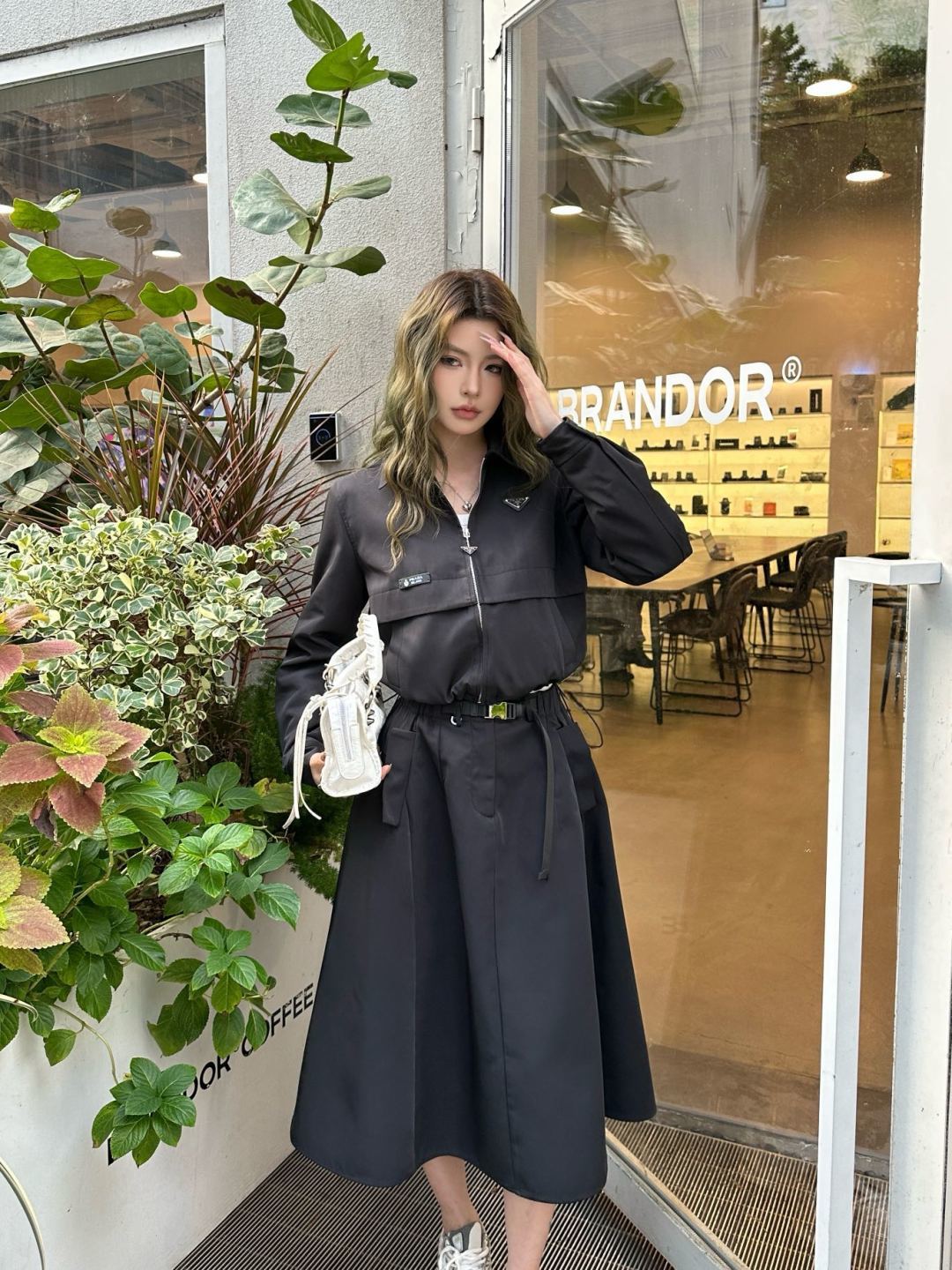 Pra**25fw new black suit