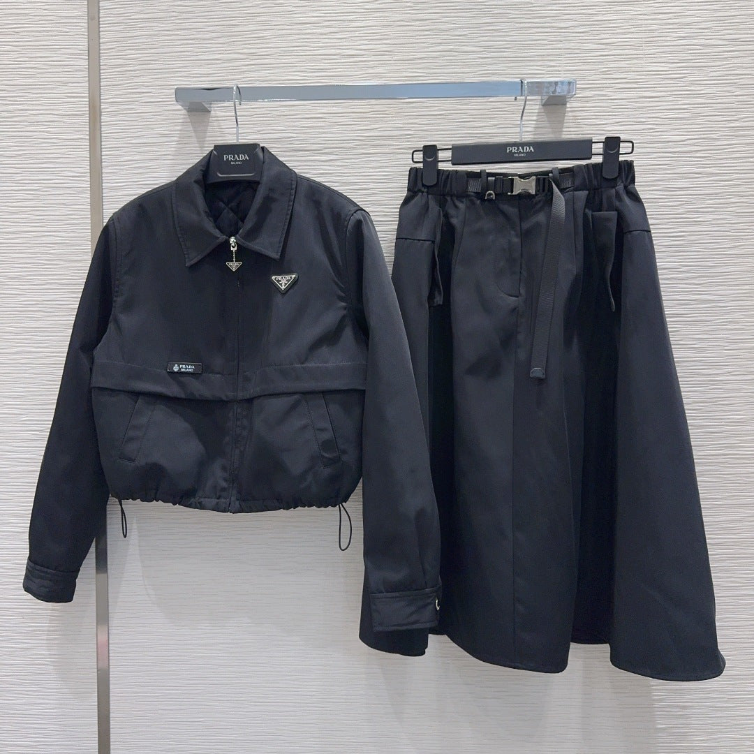 Pra**25fw new black suit