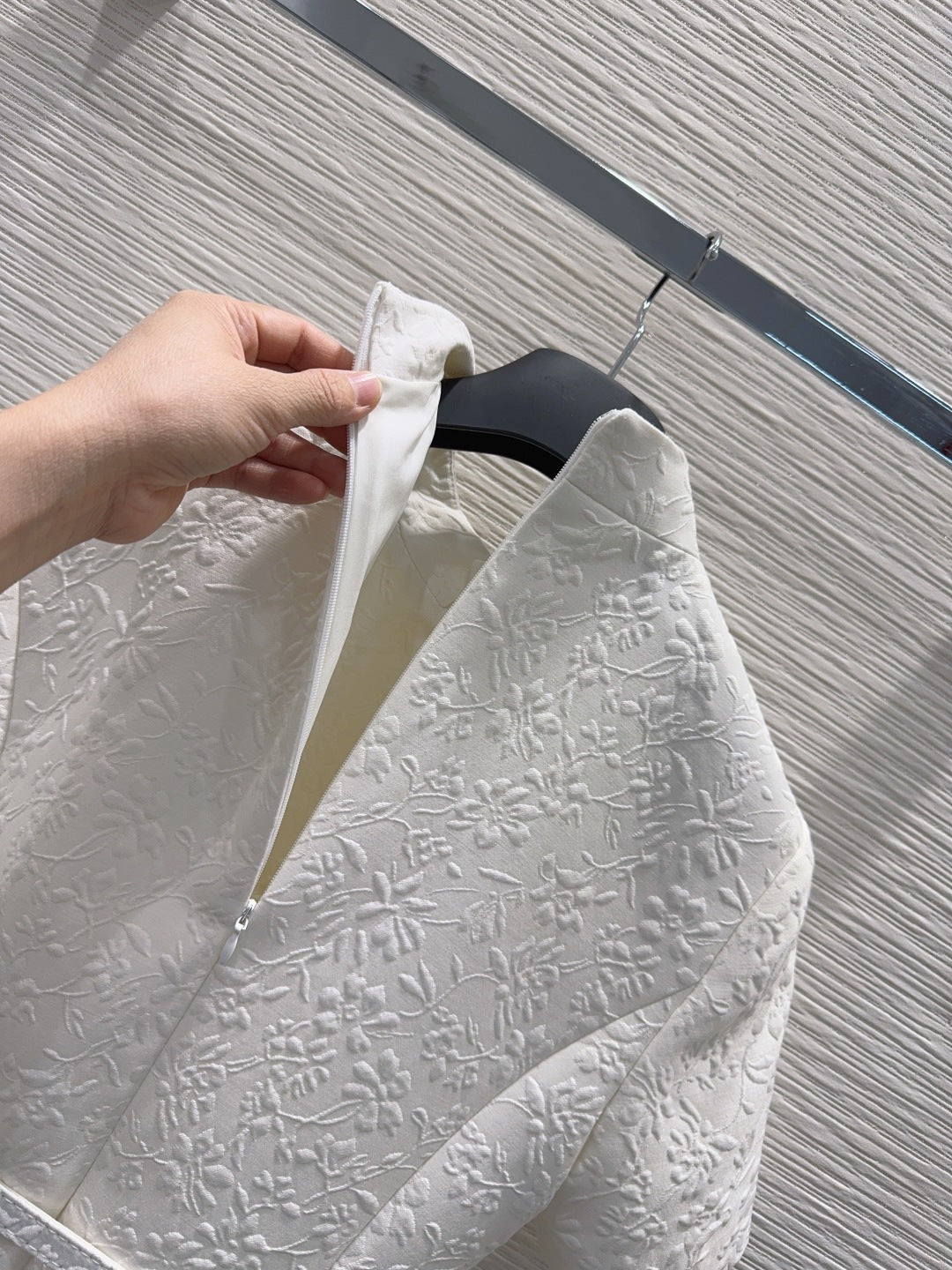 Cd**25fw new white maxi dress