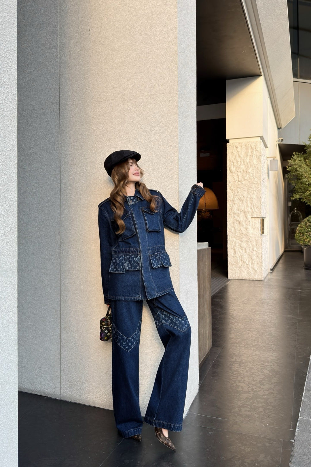 Lou**25fw New denim suit