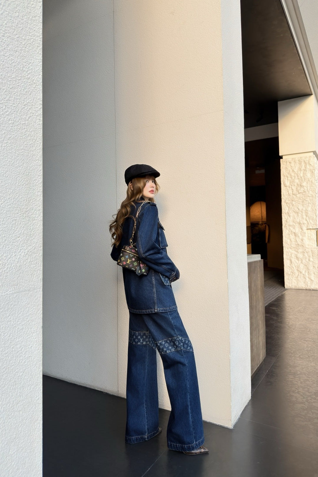 Lou**25fw New denim suit