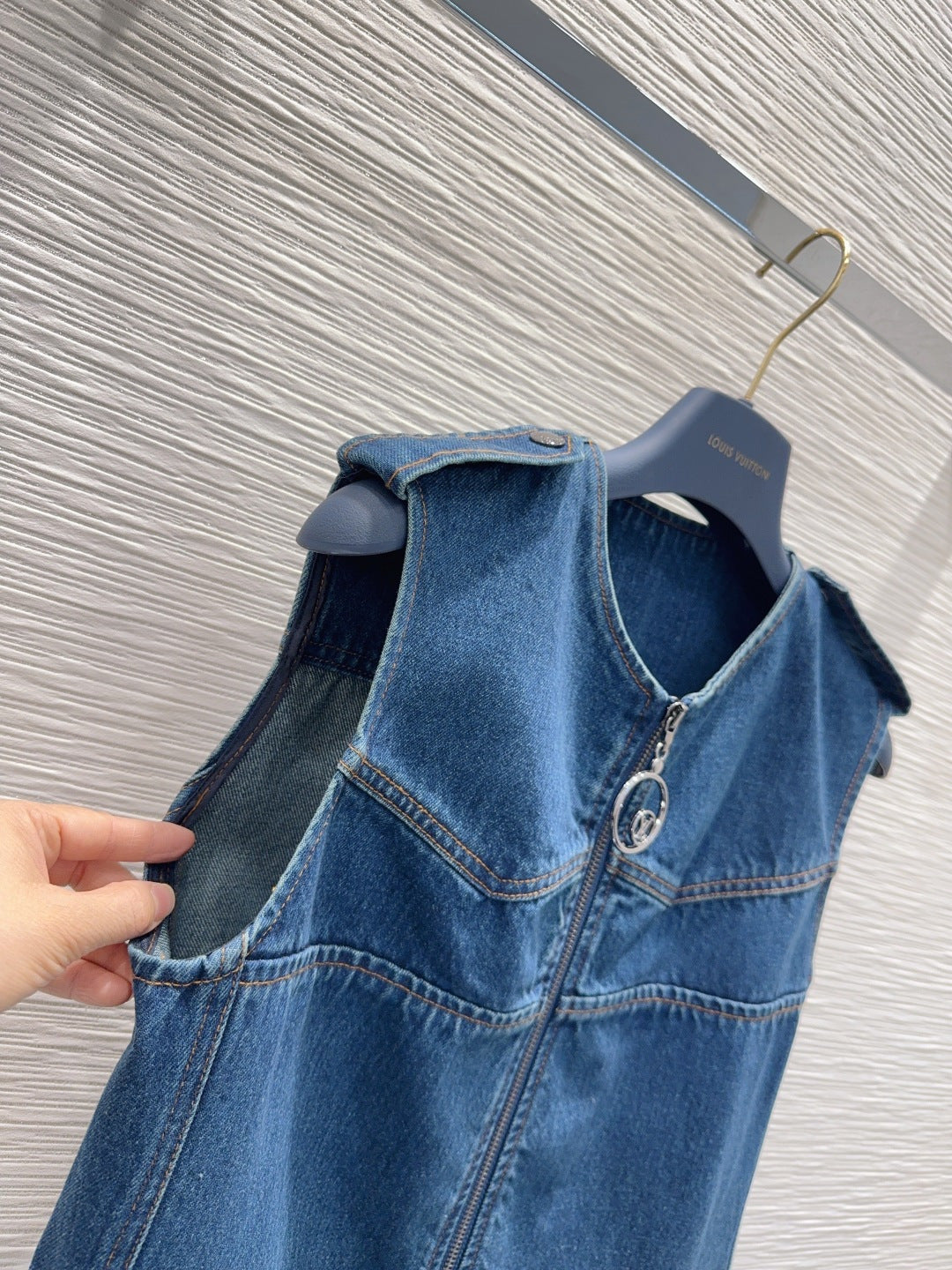 Lou**25fw new denim maxi skirt