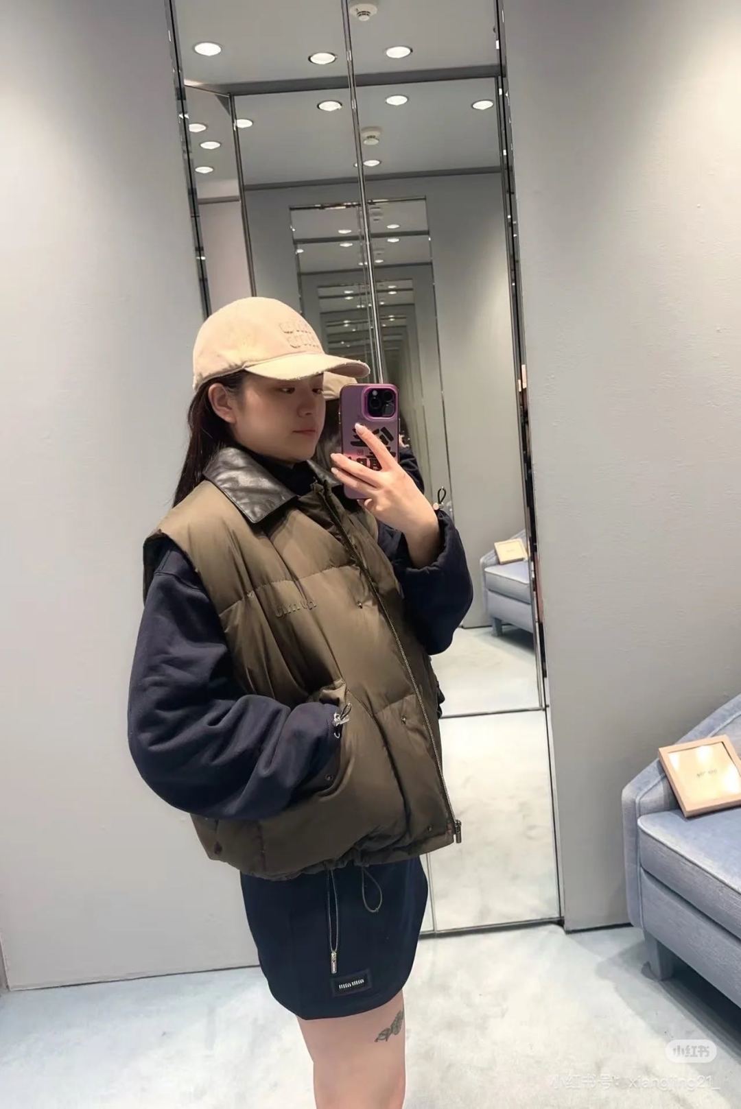 Miu**25fwf new blue suit