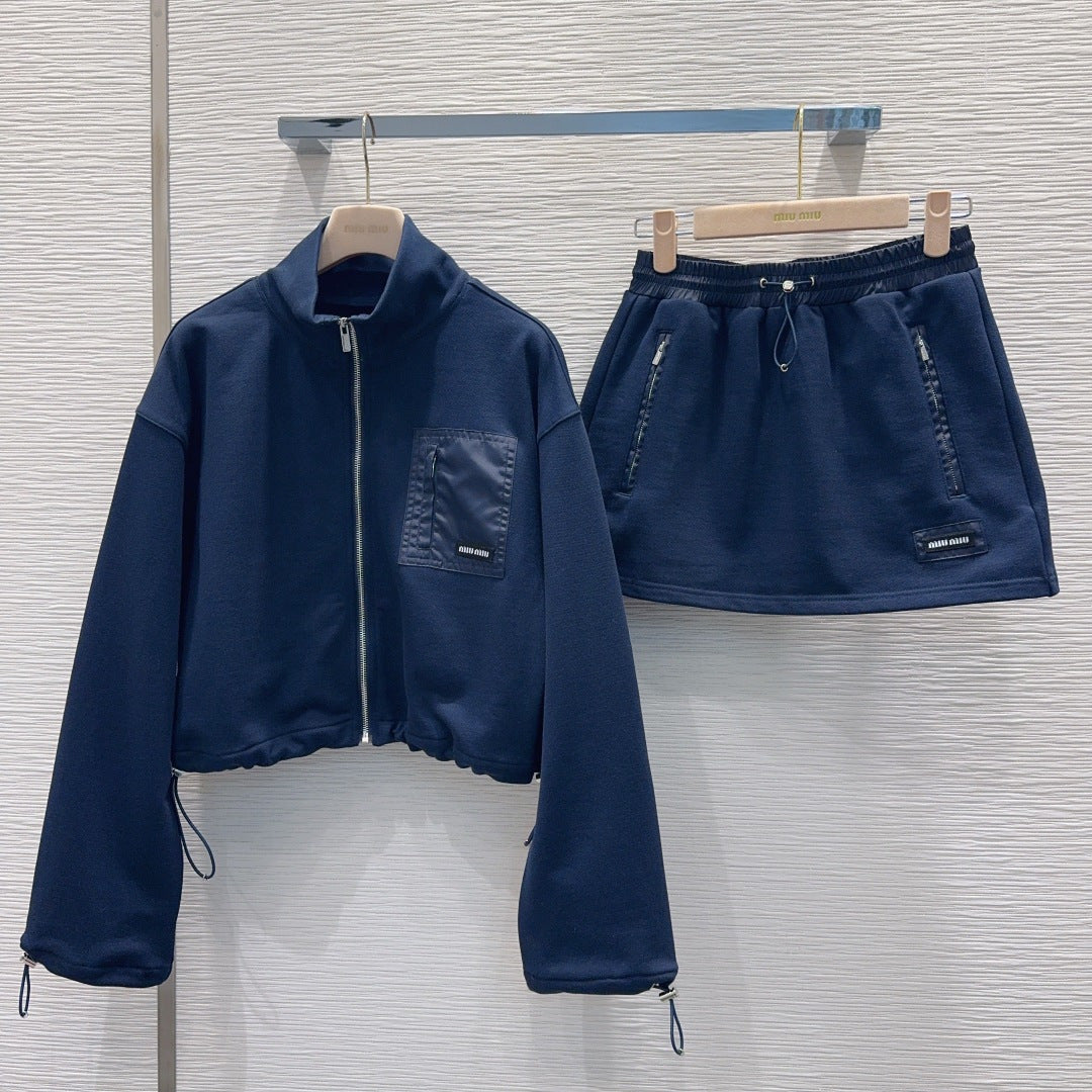 Miu**25fwf new blue suit