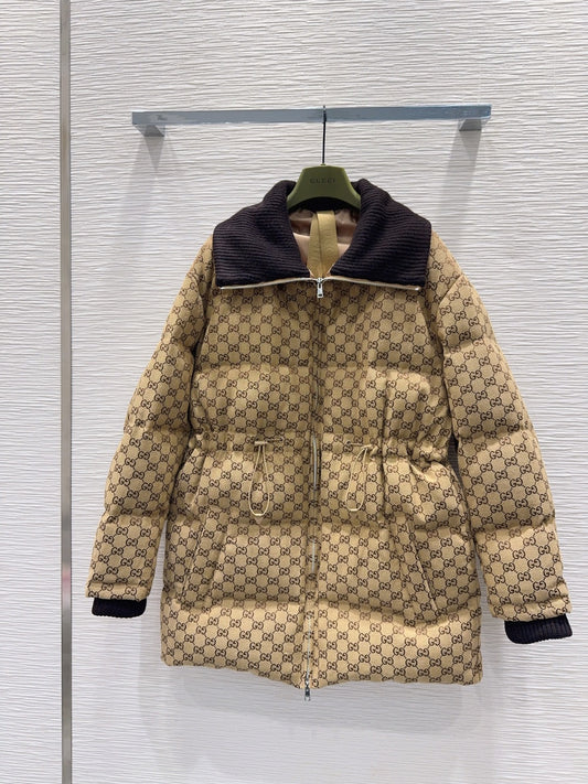 Gu 25fw new jacquard down jacket