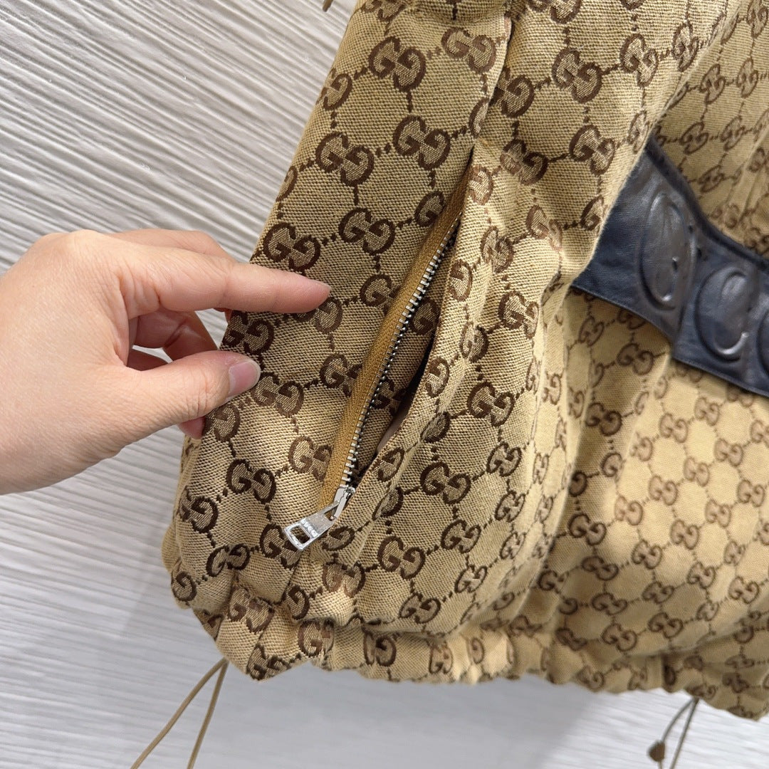 Gu 25fw lapel Jacquard Down Vest