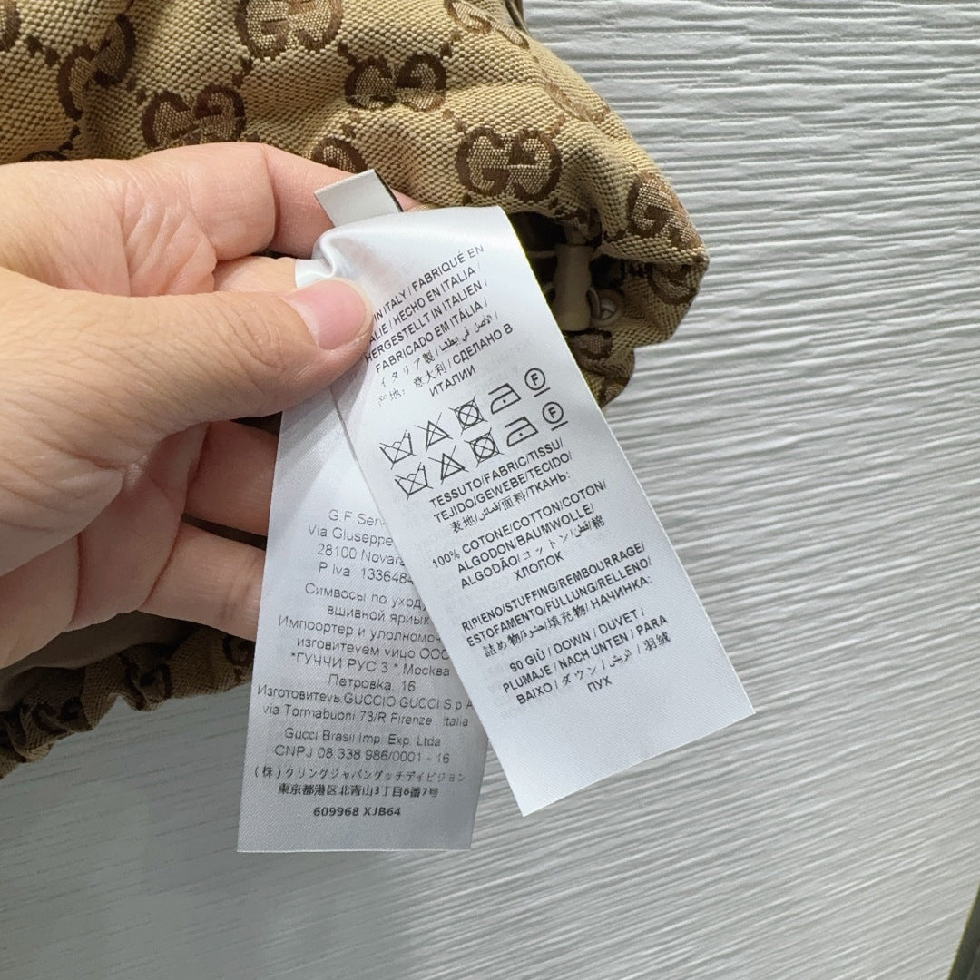 Gu 25fw lapel Jacquard Down Vest