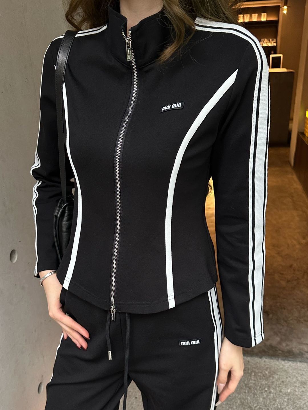 Mu 25fw new Autumn/Winter Style High-End Sporty Casual Suit