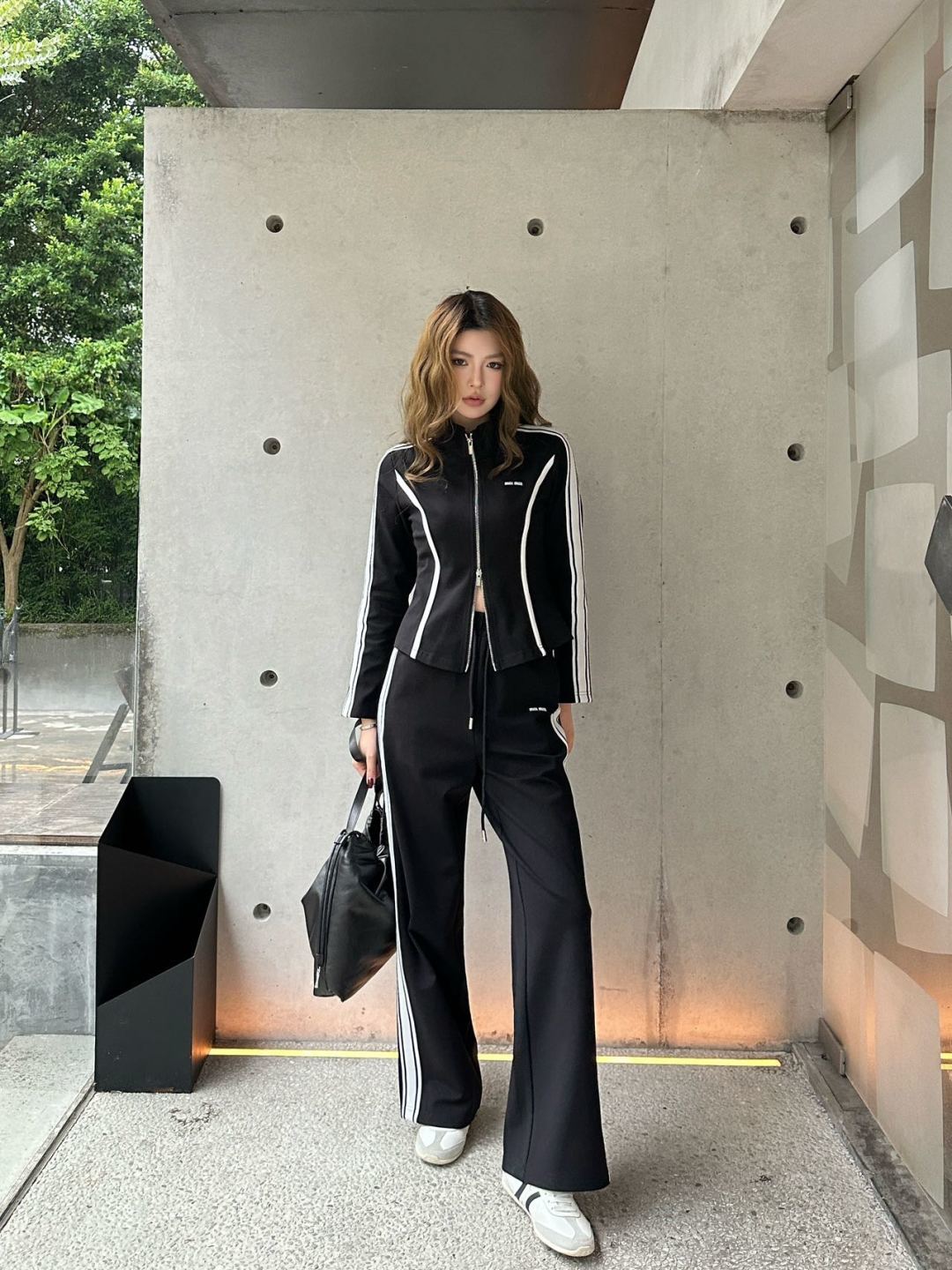 Mu 25fw new Autumn/Winter Style High-End Sporty Casual Suit