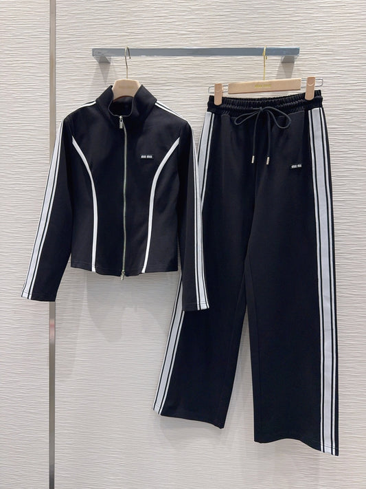 Mu 25fw new Autumn/Winter Style High-End Sporty Casual Suit