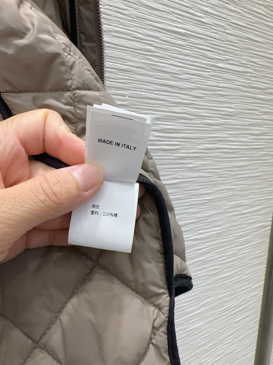 Ce 25fw belted collared cotton vest