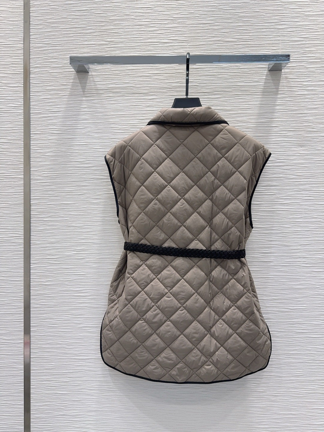 Ce 25fw belted collared cotton vest