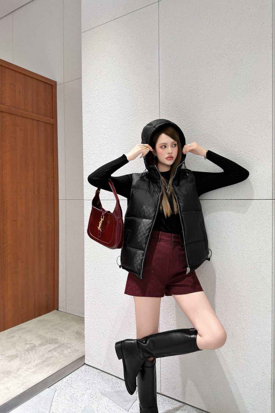 Gu 25fw new double-sided down jacket