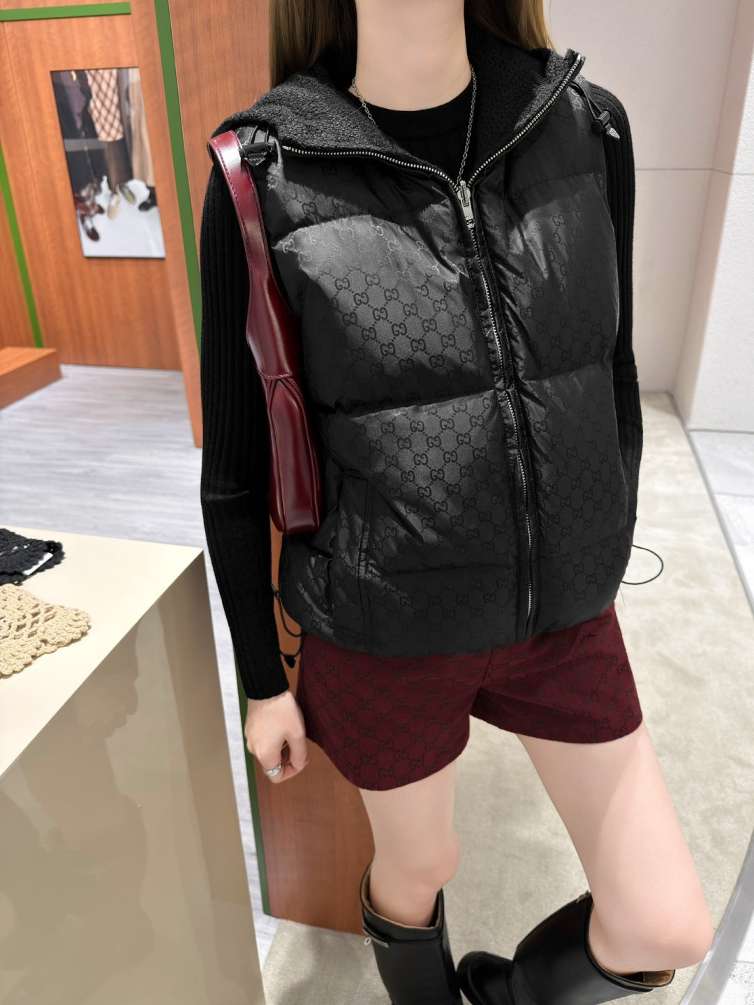 Gu 25fw new double-sided down jacket