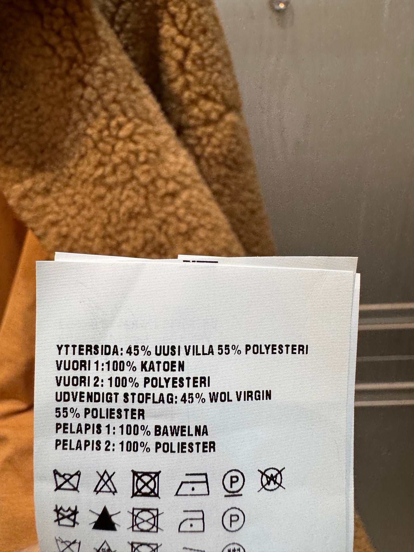 Miu**25fw new camel-colored eco-friendly wool coat