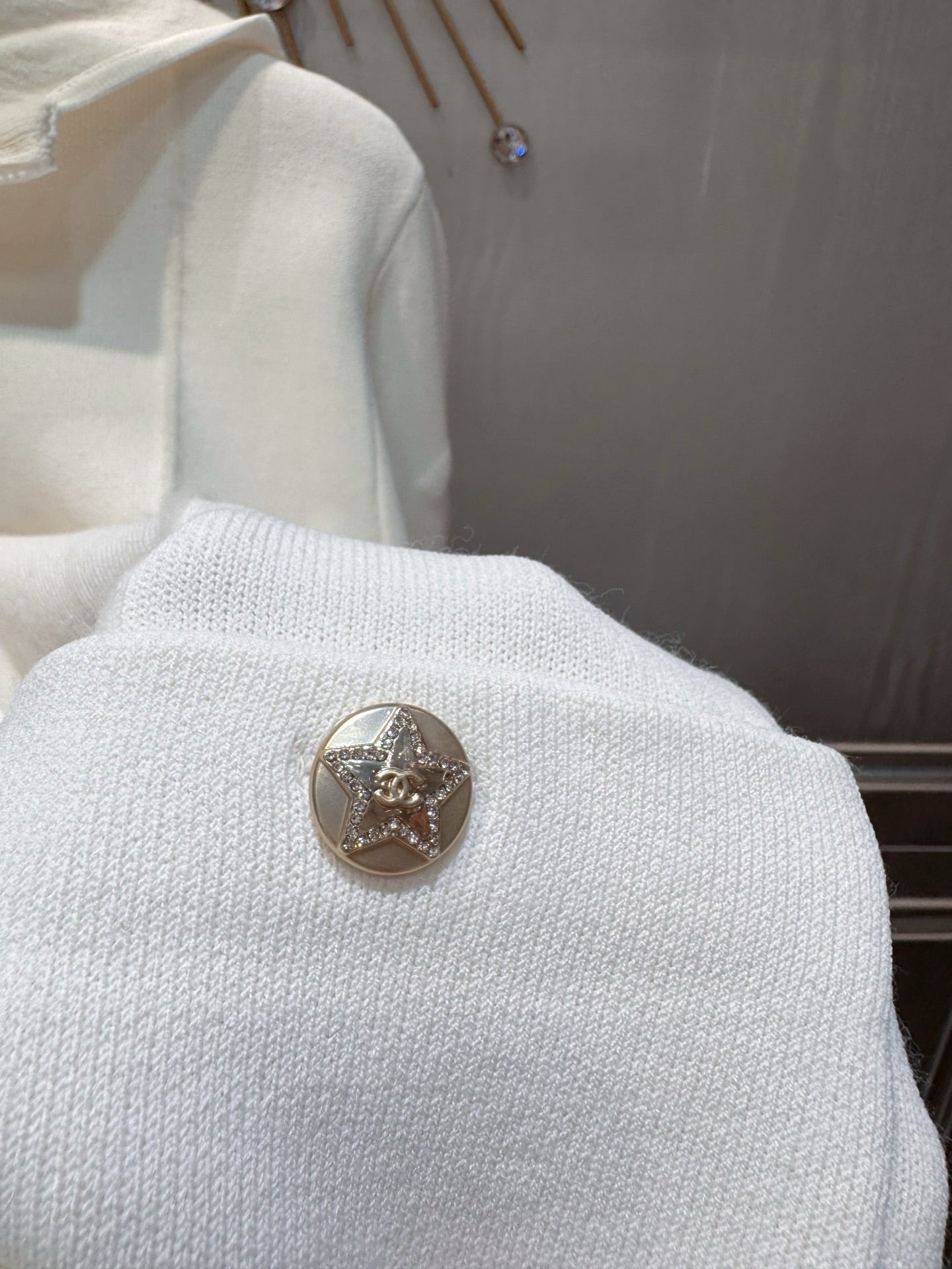 Cha**25fw Ski series hooded cardigan