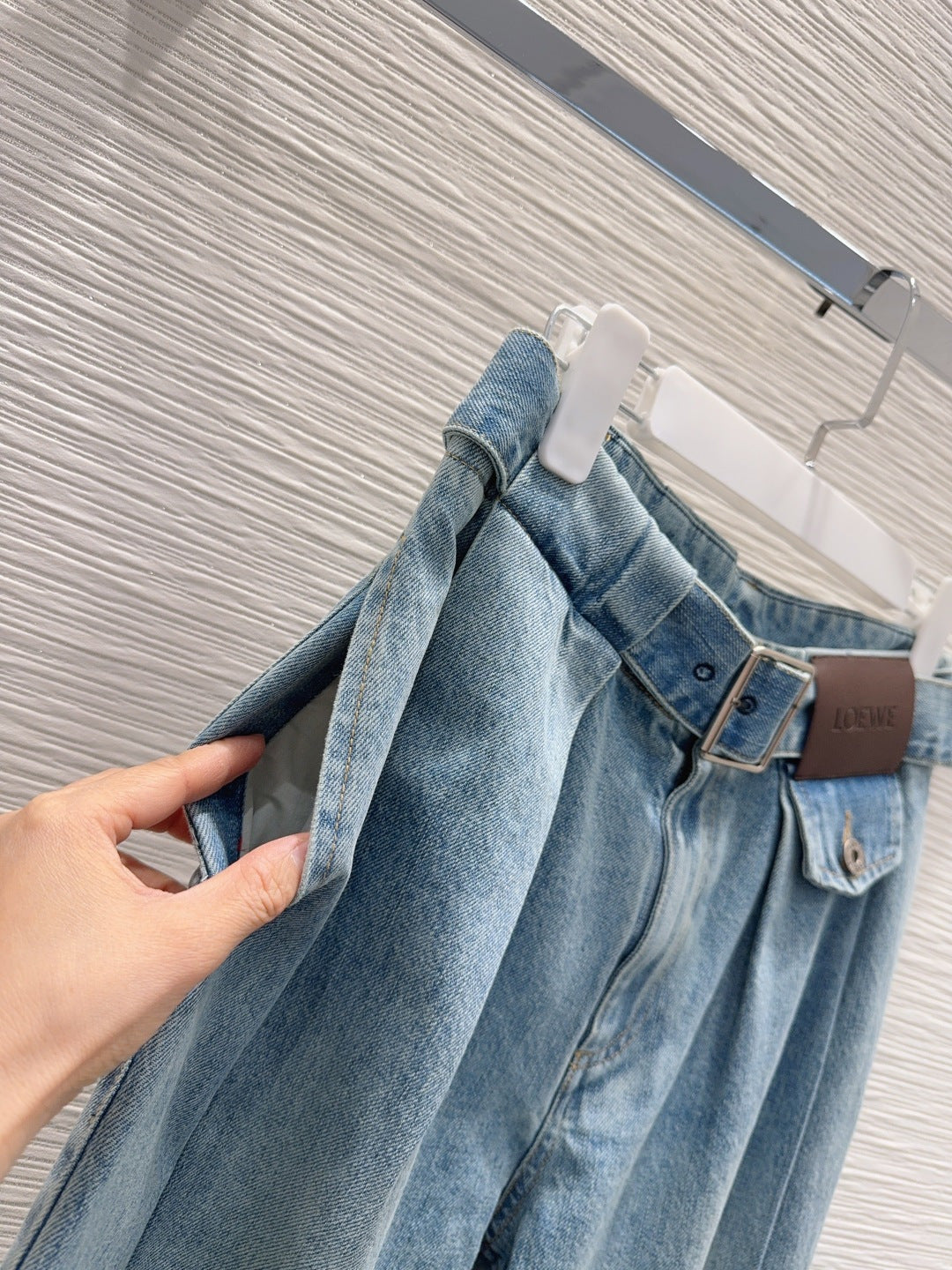 Loe*25fw new denim trousers