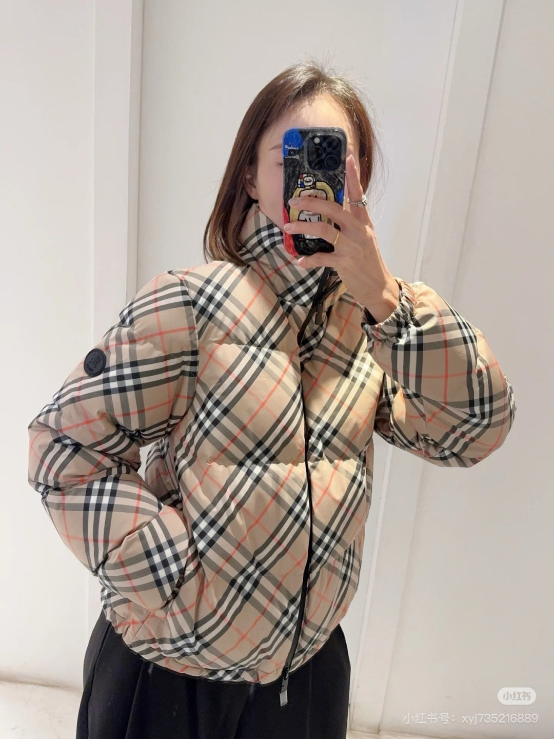 Bube**25fw new  diamond pattern down jacket