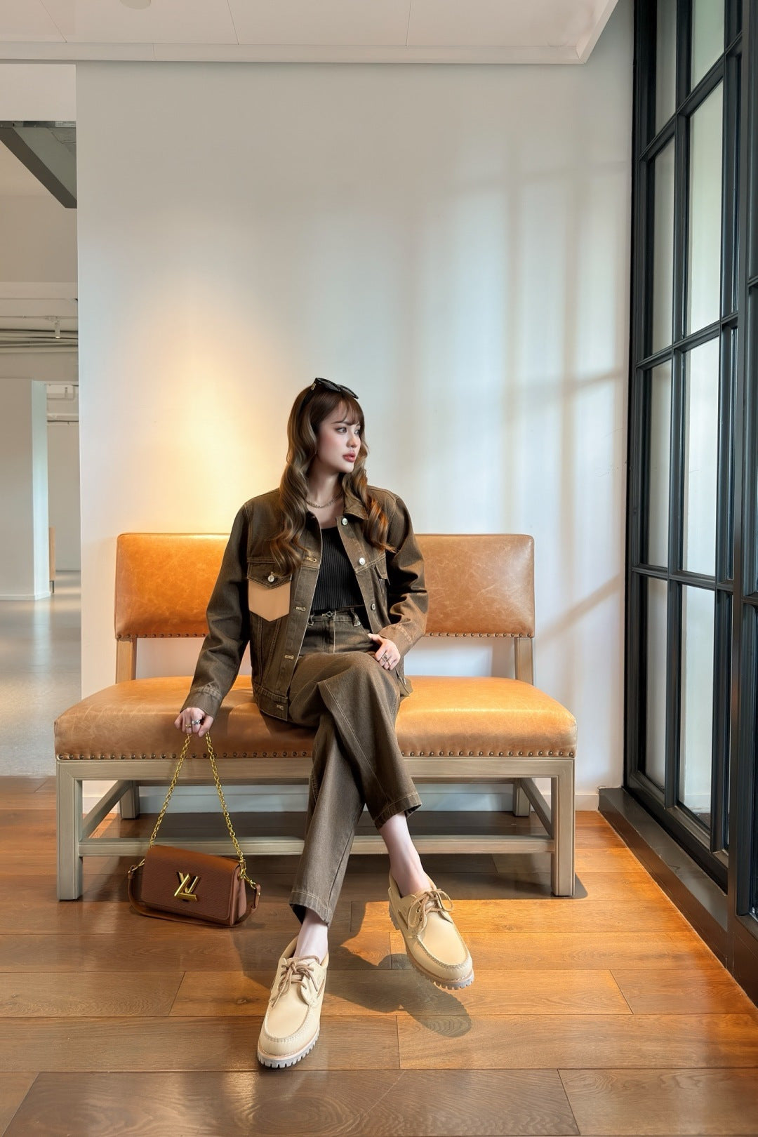 Lou**25fw new denim suit