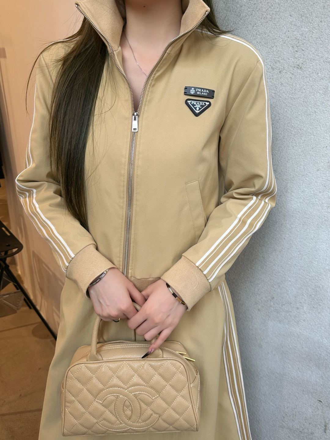 Pra**25fw new skirt suit