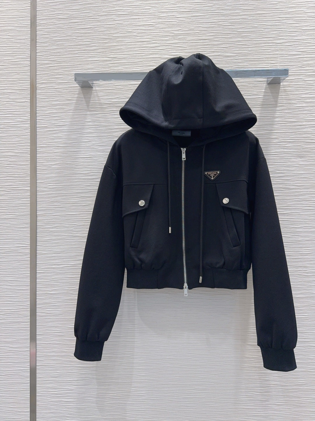 Pra**25fw new black coat