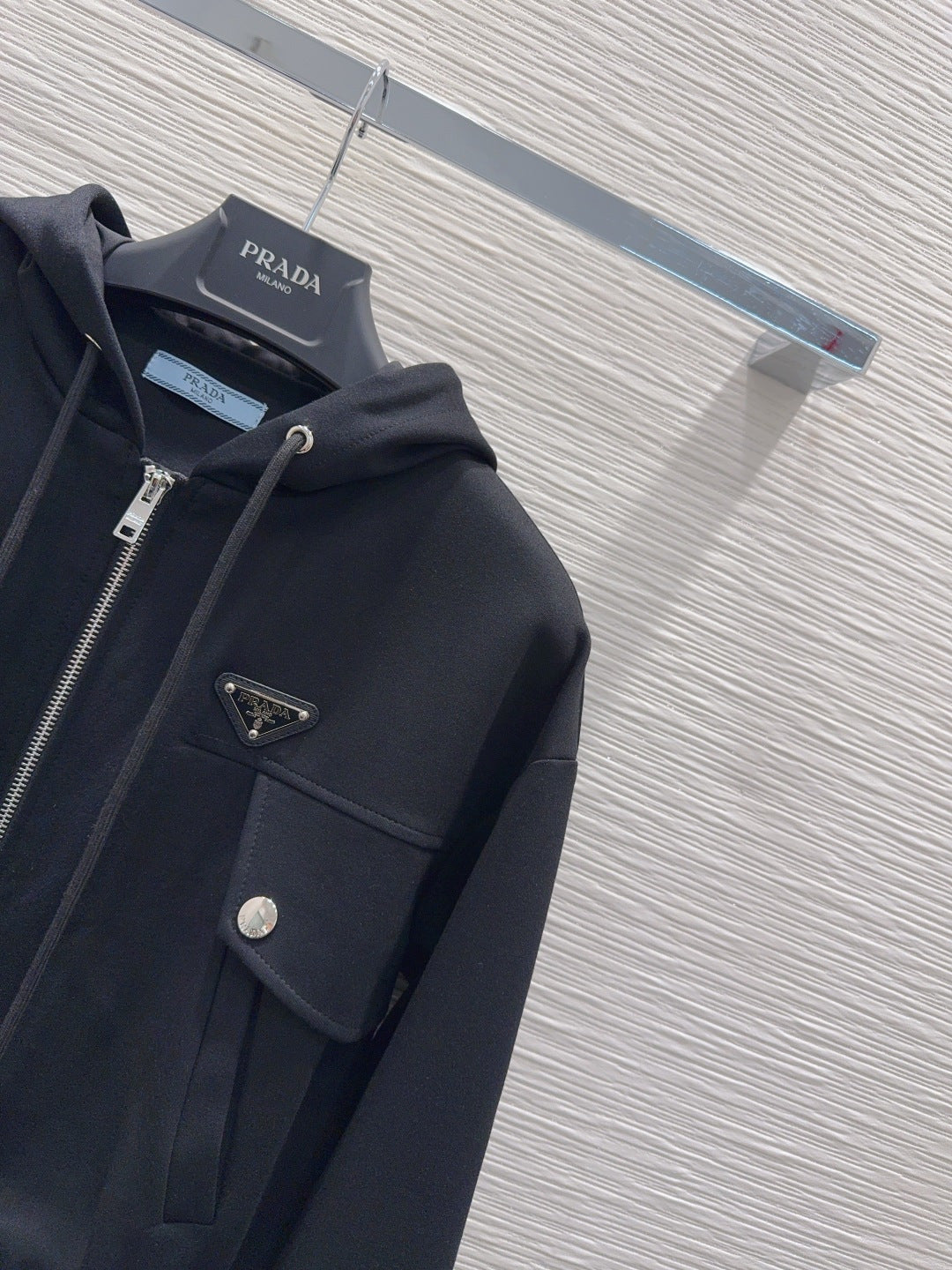 Pra**25fw new black coat