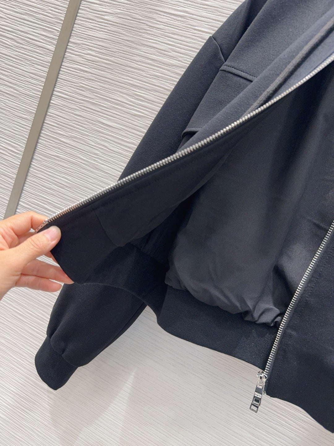 Pra**25fw new black coat