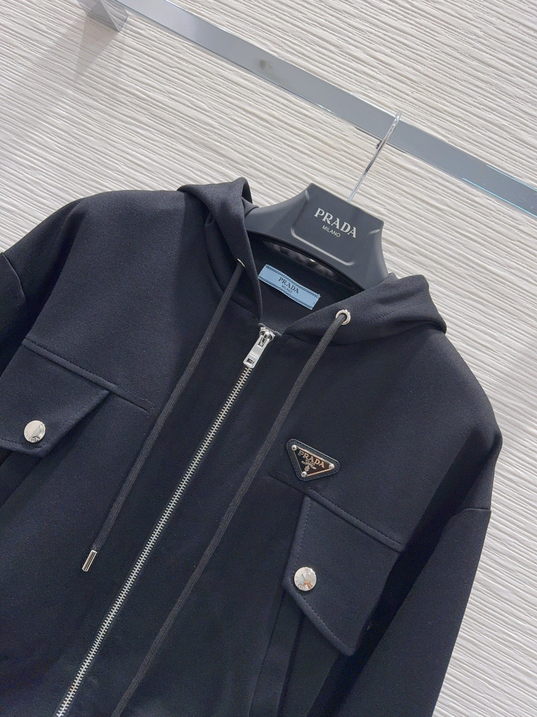 Pra**25fw new black coat